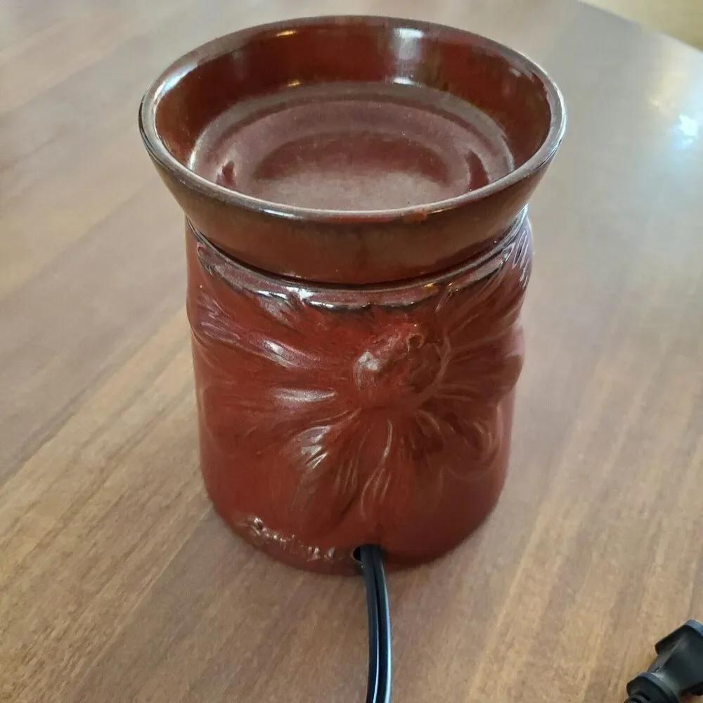 Scentsy Warmer Boho Chic Wax Warmer Full Size Warmer Tray & Blub Fall